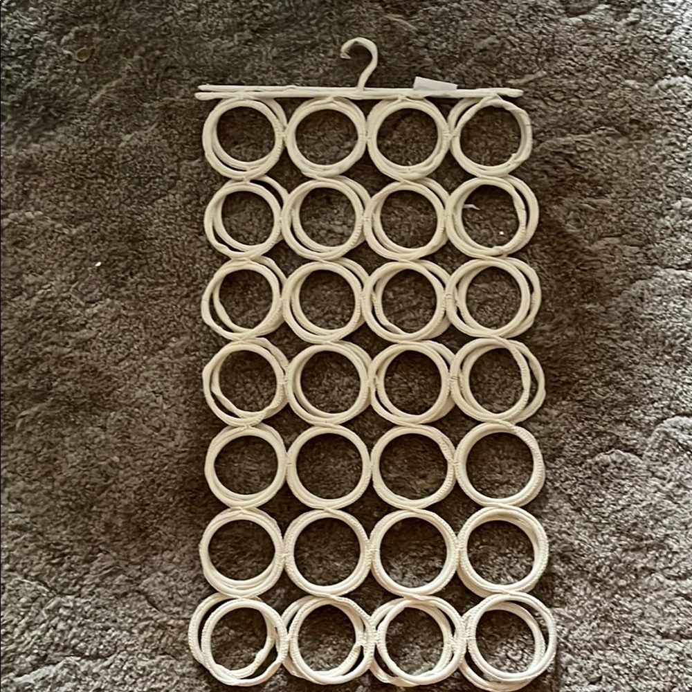 IKEA Cream Hanging Scarf Organizer